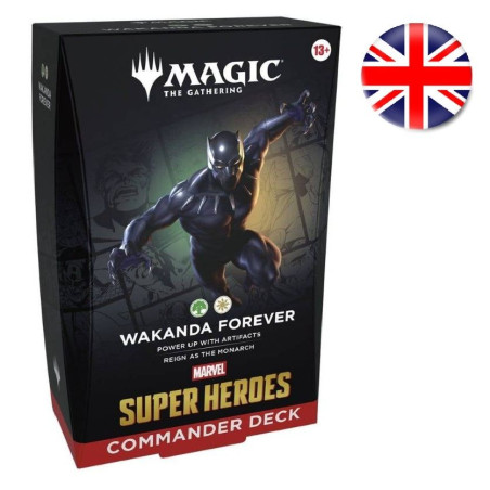 Mtg Marvel Super Heroes Commander Wakanda Forever (Inglés)