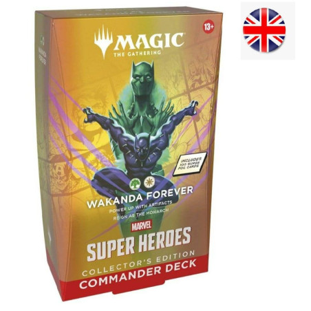 Mtg Marvel Super Heroes Commander Collector's Edition Wakanda Forever (Inglés)