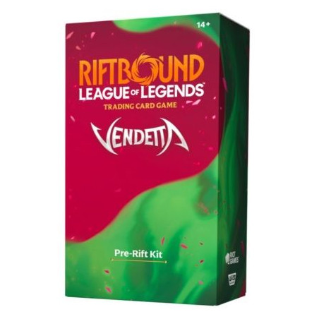 Riftbound League of Legends TCG Vendetta Pre Rift Event Kit (Inglés)