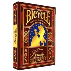 Baraja Naipes Bicycle Disney Purple Bella y Bestia | Juegos de Mesa | Gameria