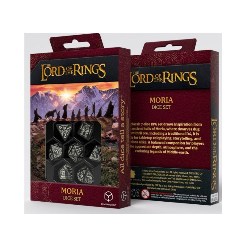 Set de Dados The Lord of the Rings Q-Workshop | Accesorios | Gameria