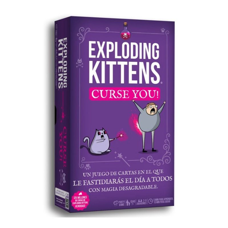 Exploding Kittens Curse You | Juegos de Mesa | Gameria