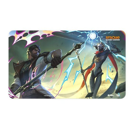 Tapete Riftbound League of Legends Vendetta Jayce vs Viktor