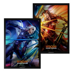 Fundas Riftbound Art Sleeves Diana vs Leona 100 unidades | Accesorios | Gameria