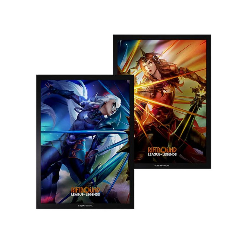 Fundas Riftbound Art Sleeves Diana vs Leona 100 unidades | Accesorios | Gameria