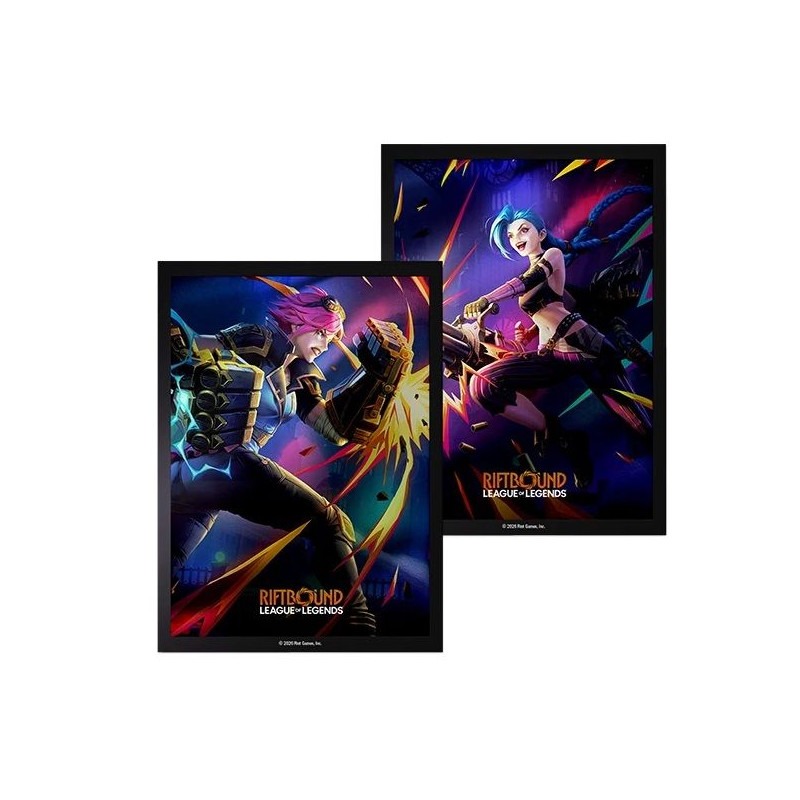 Fundas Riftbound Art Sleeves Vi vs Jinx 100 Unidades | Accesorios | Gameria