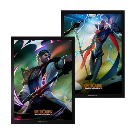 Fundas Riftbound Art Sleeves Jayce vs Viktor 100 unidades