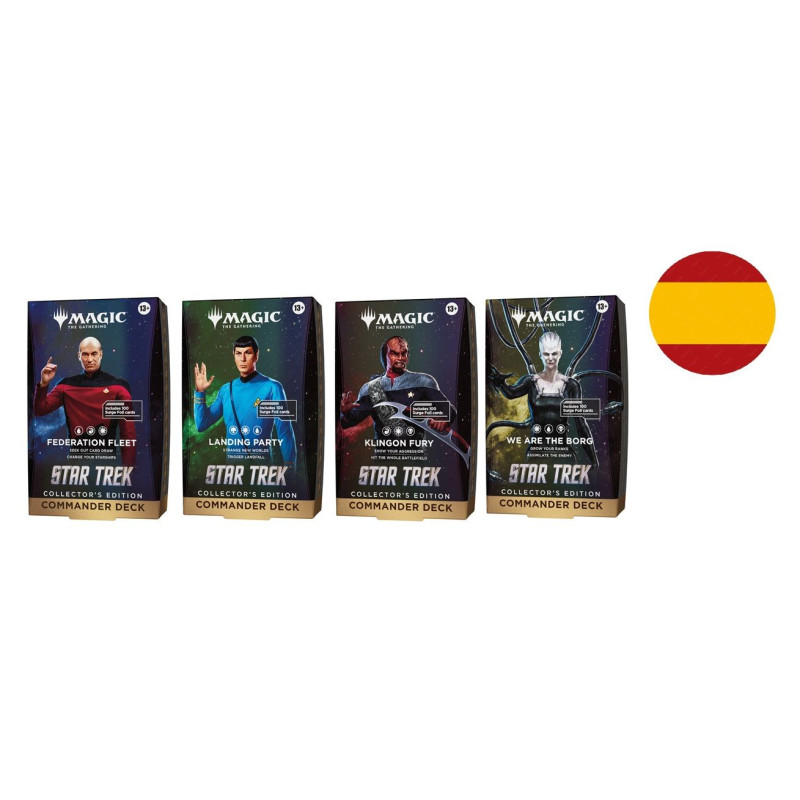 Mtg  Star Trek Commander 4 mazos  | Juegos de Cartas | Gameria