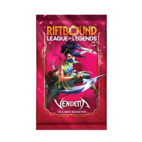 Riftbound League of Legends TCG Vendetta Booster Sobre (Inglés)