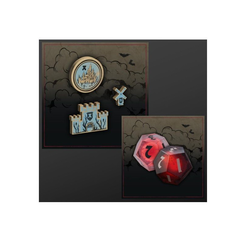 Vampire Lords Tokens de madera + Dados de resina | Accesorios | Gameria