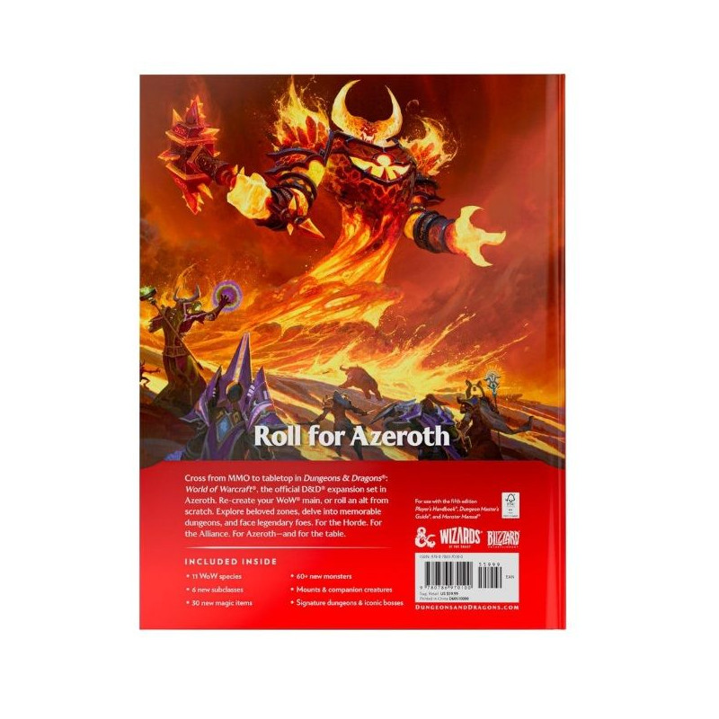 D&D RPG World of Warcraft Libro (Inglés) | Juegos de Mesa | Gameria