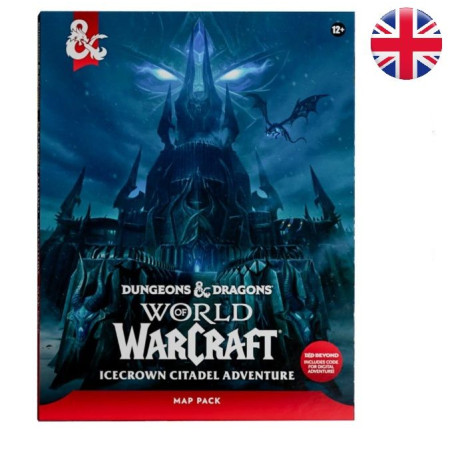 D&D RPG World of Warcraft Icecrown Citadel Adventure Pack de Mapas (Inglés)