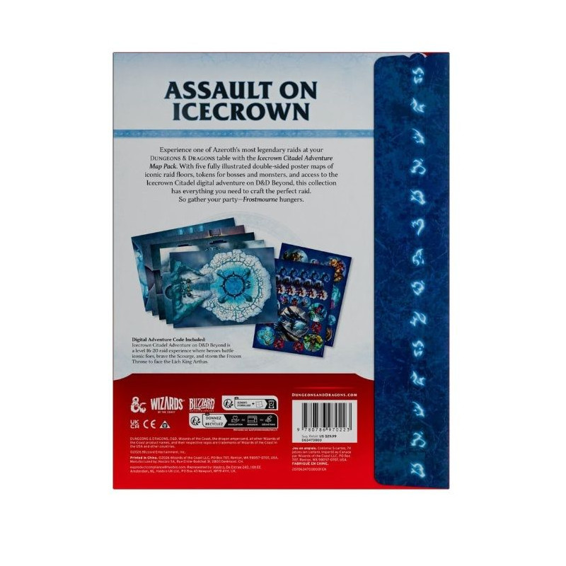 D&D RPG World of Warcraft Icecrown Citadel Adventure Pack de Mapas (Inglés) | Juegos de Mesa | Gameria