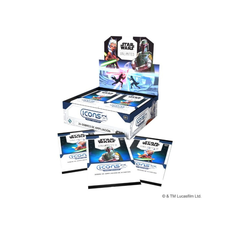 Star Wars Unlimited Icons 2027 Edition Caja de Sobres | Juegos de Cartas | Gameria