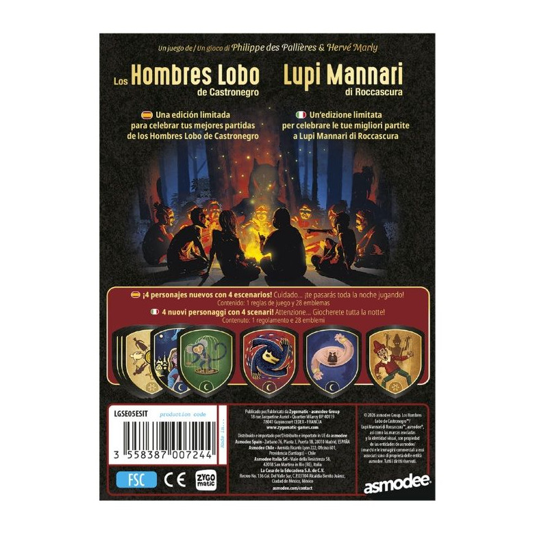 Los Hombres Lobo de Castronegro: Edición Especial 25 Aniversario | Juegos de Mesa | Gameria