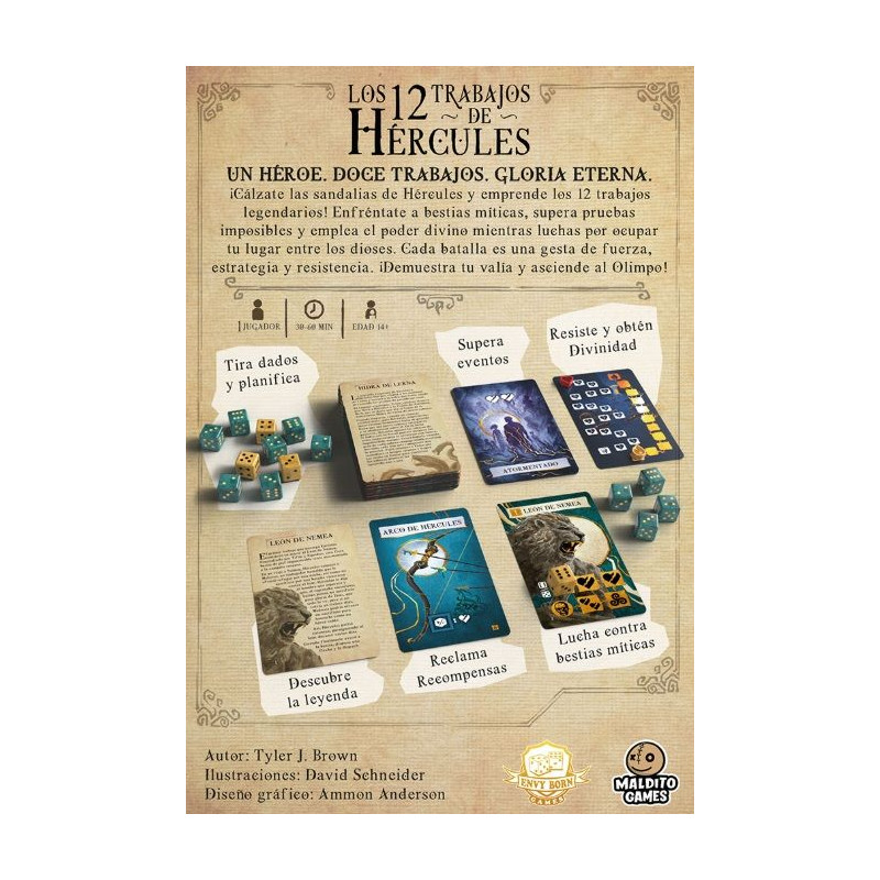 Los 12 trabajos de Hércules | Juegos de Mesa | Gameria