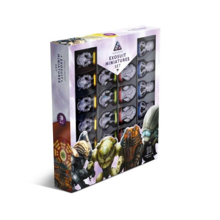 Anachrony board game Exosuit Miniatures set (Inglés)