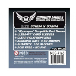 Fundas Mayday 57X57 Mm Wyrmspan 100 Unidades | Accesorios | Gameria
