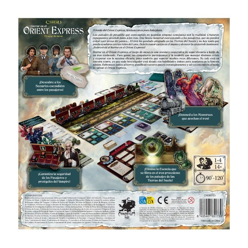 Horror on the Orient Express the Board Game | Juegos de Mesa | Gameria