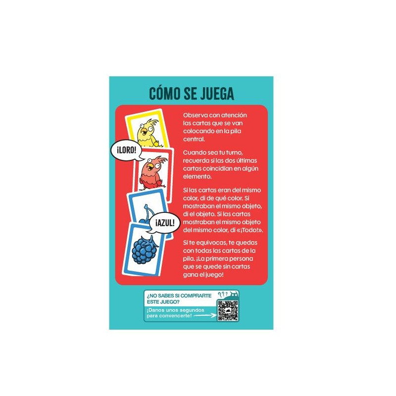 Baya Guinda Loro Todo | Juegos de Mesa | Gameria