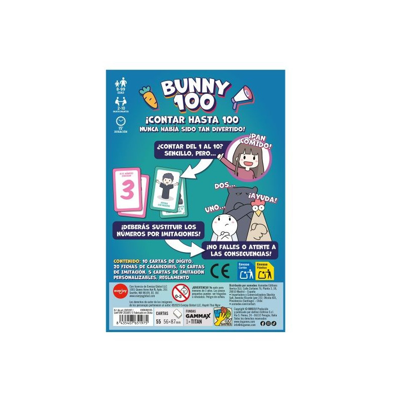 Bunny100 | Juegos de Mesa | Gameria