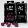 Dados Runic Shimmering Black & Magenta