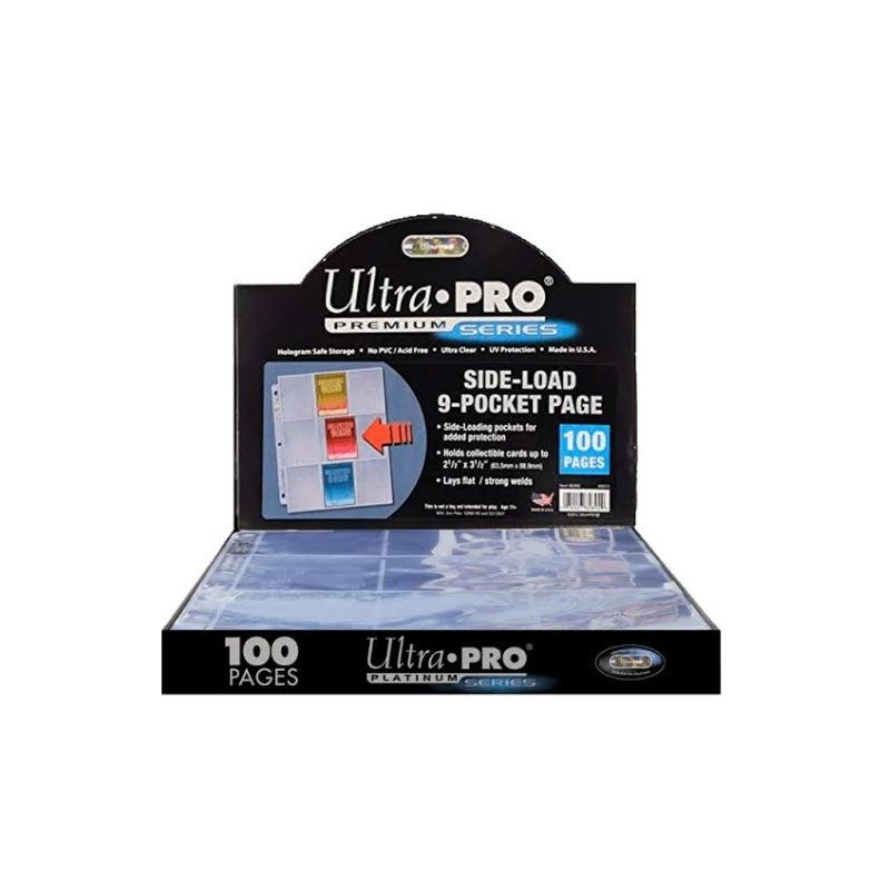 Hoja Carpesano Ultra Pro 9 Bolsillos Side Load Transparente (Unitario) | Accesorios | Gameria