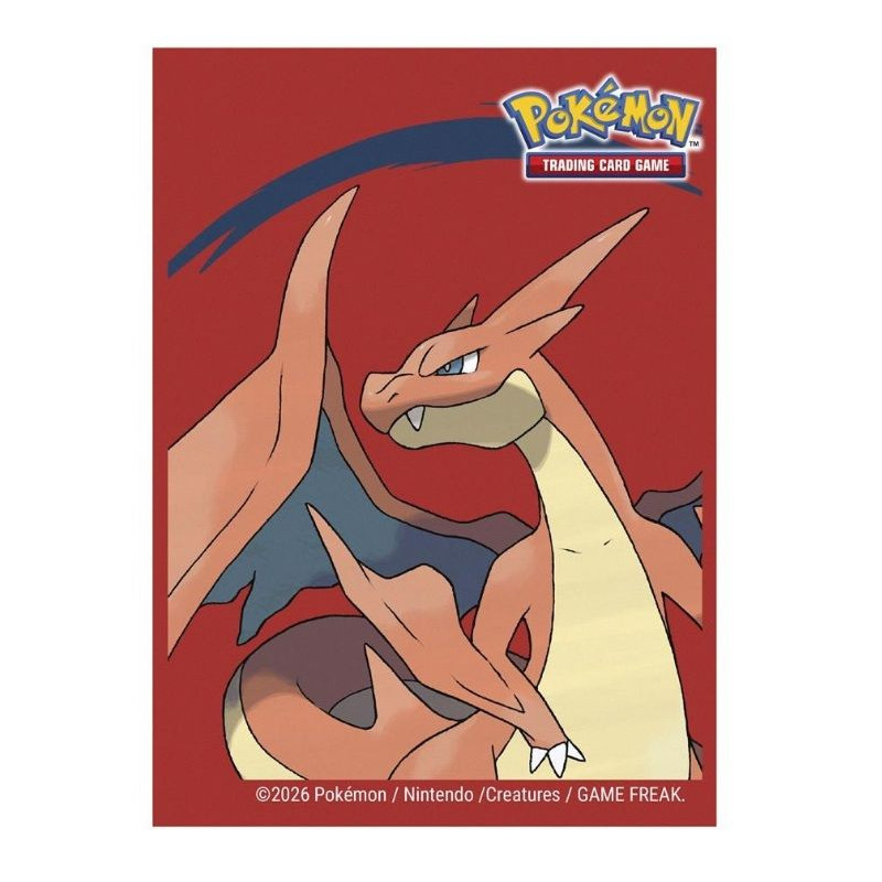 Fundas Ultra Pro Standard Pokémon Charizard X Rojas (65 unidades) | Accesorios | Gameria