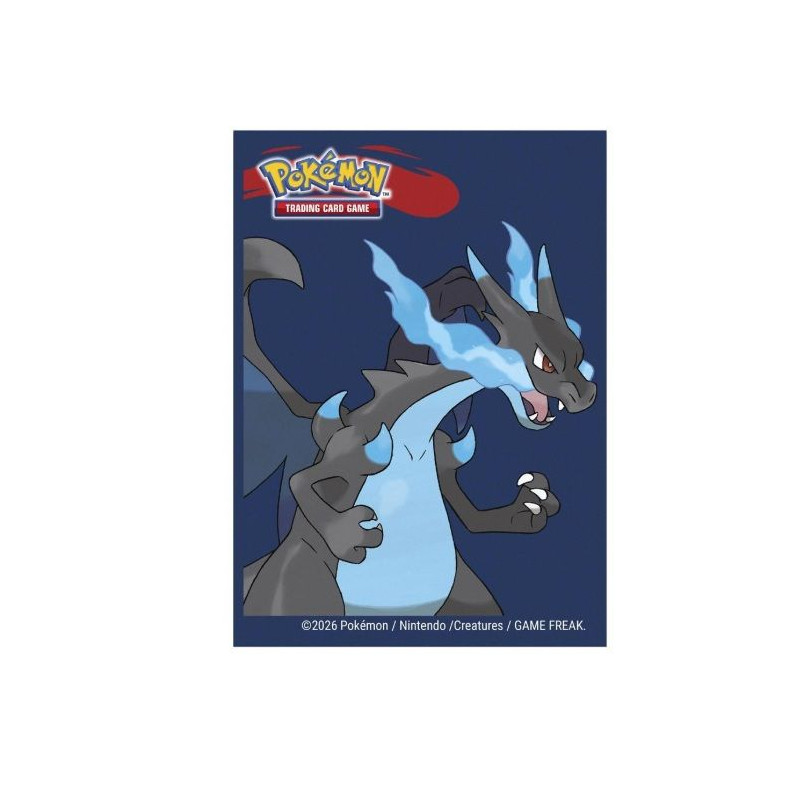 Fundas Ultra Pro Standard Pokémon Charizard X Azules (65 unidades) | Accesorios | Gameria
