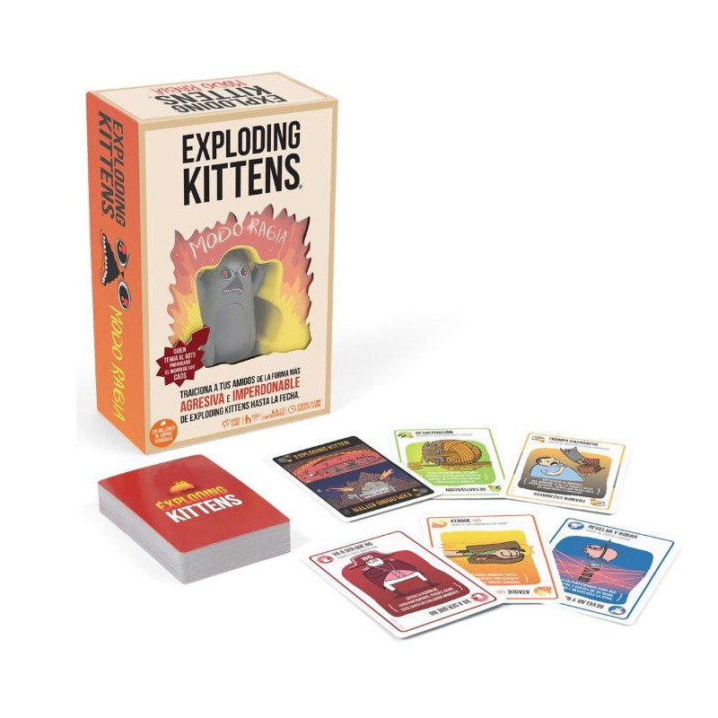 Exploding Kittens Modo rabia | Juegos de Mesa | Gameria