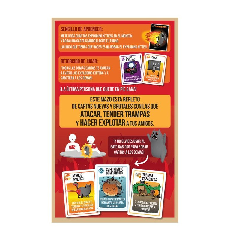 Exploding Kittens Modo rabia | Juegos de Mesa | Gameria