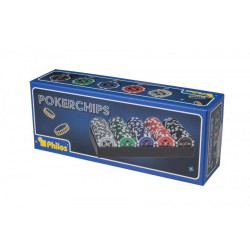 Naipes 100 Poker Chips en Soporte de Plástico | Juegos de Mesa | Gameria