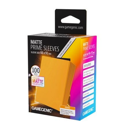 Fundas Gamegenic Matte Prime Sleeves 66X91 mm 100 Unidades