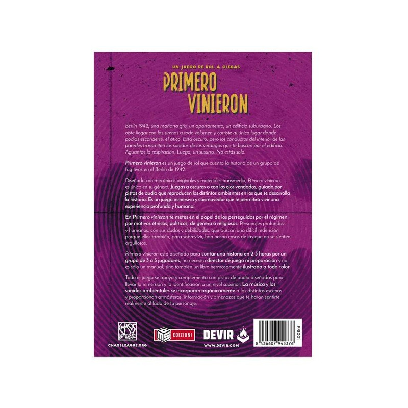 Primero Vinieron | Rol | Gameria