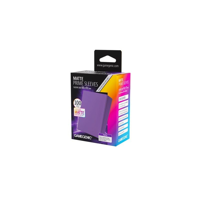 Fundas Gamegenic Matte Prime Sleeves 66X91 mm 100 Unidades | Accesorios | Gameria