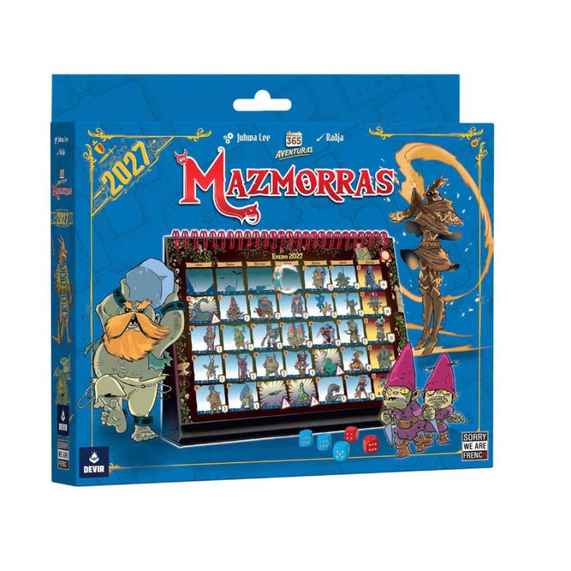 Calendario 365 Adventures Dungeon - 2027 | Juegos de Mesa | Gameria