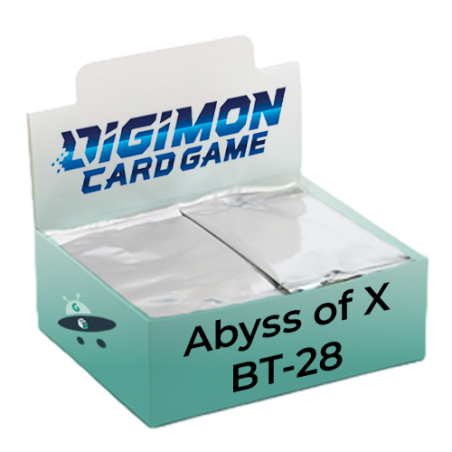 Digimon Card Game Abyss of X BT-28 Caja