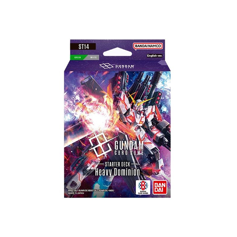 Gundam Card Game Starter Deck ST14 Heavy Dominion | Juego de Cartas | Gameria