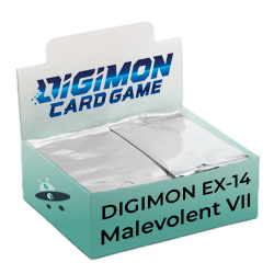 Digimon Card Game Malevolent VII EX-14 Extra Booster Display (Inglés) | Juegos de Cartas | Gameria