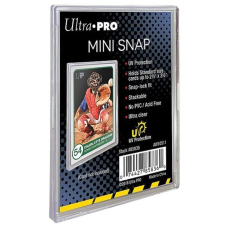 Funda Rígida Ultra Pro Mini Snap Card Holder 63,5X88,9 Mm Unidades Transparente