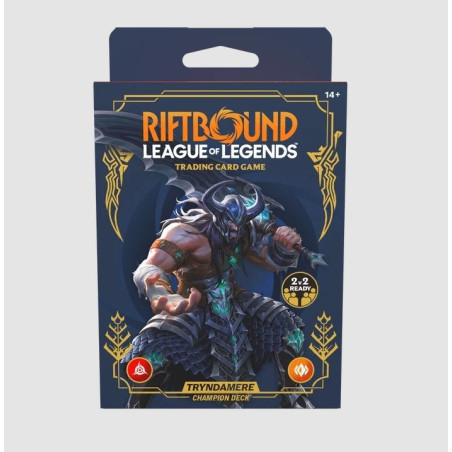 Riftbound League of Legends TCG Legacy Champion Deck Tryndamere (inglés)