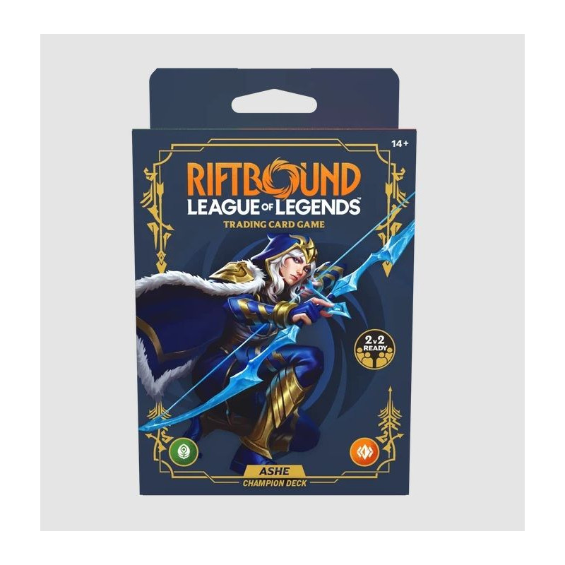 Riftbound League of Legends TCG Legacy Champion Deck Ashe (inglés)  | Juegos de Cartas | Gameria