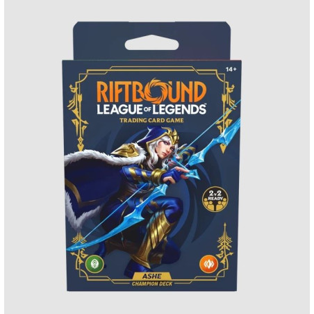 Riftbound League of Legends TCG Legacy Champion Deck Ashe (inglés)