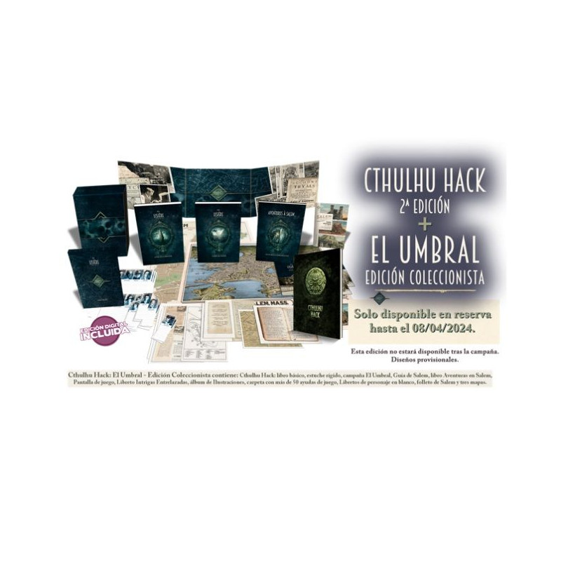 Cthulhu Hack El Umbral Edición Coleccionista | Rol | Gameria