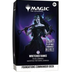 Mtg Foundations Starter Commander Decks Wretched Ranks (Inglés) | Juegos de Cartas | Gameria