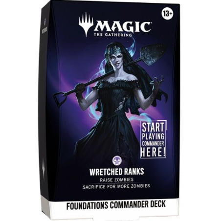 Mtg Foundations Starter Commander Decks Wretched Ranks (Inglés)