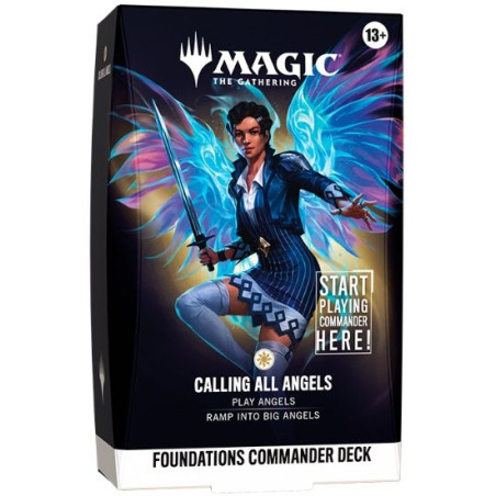 Mtg Foundations Starter Commander Decks Calling All Angels (Inglés)