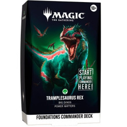 Mtg Foundations Starter Commander Decks Tramplesaurus Rex (Inglés) | Juegos de Cartas | Gameria