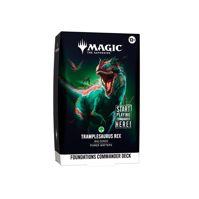 Mtg Foundations Starter Commander Decks Tramplesaurus Rex (Inglés) | Juegos de Cartas | Gameria