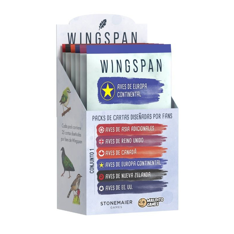 Wingspan - Packs de cartas diseñadas por fans | Juegos de Mesa | Gameria